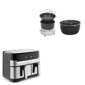 Friteuse sans huile Moulinex Easy Fry Mega EZ855D 2020 W Acier inoxydable Friteuse sans huile Moulinex Easy Fry Mega EZ855D 2020 W Acier inoxydable