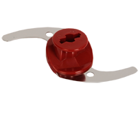Couteau de hachoir rouge SS-193671 Couteau de hachoir rouge SS-193671