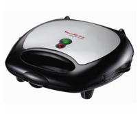 croque gaufres grill break time noir/silver croque gaufres grill break time noir/silver