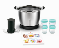 Mini-cuve + 4 pots bébé + 20 recettes XF387E10 Mini-cuve + 4 pots bébé + 20 recettes XF387E10