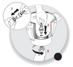 Installation de l'entraîneur avec joint MS-0A19157 pour robot cuiseur Companion